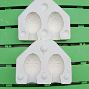 Yozie Hobbycast Vintage Deco Eggs (2) Slip Mold #76